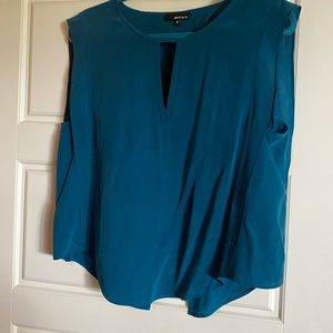 LAmade peacock blue blouse